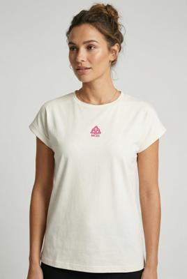 Maicazz Pepijn - T-shirt Sp26.75.017 T-shirt Korte Mouw Offwhite / Framboise