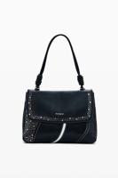 Middelgrote converteerbare tas met studs - BLACK - U