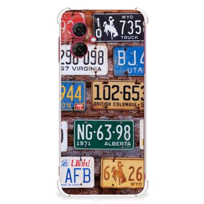 Motorola Moto G55 Anti-shock Hoesje met foto Kentekenplaten