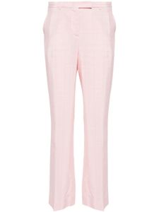 Semicouture pantalon à carreaux - Rose