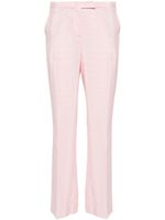 Semicouture pantalon à carreaux - Rose