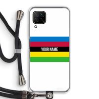 WK Wielrennen: Huawei P40 Lite Transparant Hoesje met koord