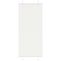 VidaXL Plissé rolgordijn 95x200 cm stofbreedte 94,4 cm polyester wit