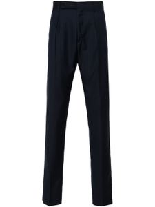 Paul Smith pantalon de costume slim à fines rayures - Bleu