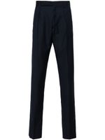 Paul Smith pantalon de costume slim à fines rayures - Bleu