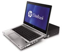 HP EliteBook 8560p 39,6 cm (15.6") HD+ Tweede generatie Intel® Core™ i7 4 GB DDR3-SDRAM 320 GB HDD Windows 7 Professional Zwart, Zilver - thumbnail