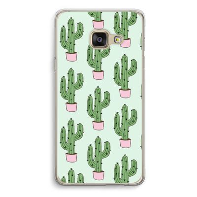 Cactus Lover: Samsung A3 (2017) Transparant Hoesje