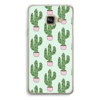 Cactus Lover: Samsung A3 (2017) Transparant Hoesje