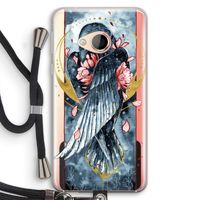 Golden Raven: HTC U Play Transparant Hoesje met koord