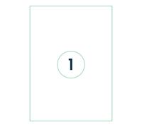 Etiket qbasic a4 1.000 vel 210x297mm 1000 labels