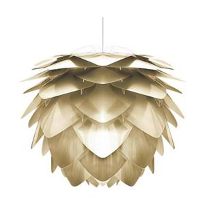 Umage Silvia Medium hanglamp brushed brass - met koordset wit - Ø 50