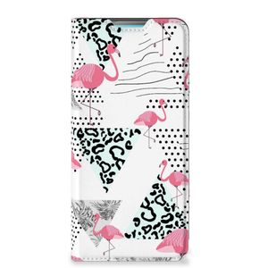 Samsung Galaxy A53 Hoesje maken Flamingo Triangle