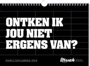 MWAH familieplanner - 2024 - Spiraalgebonden (9789464325683)