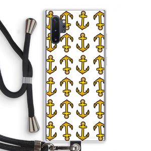 Musketon Anchor: Samsung Galaxy Note 10 Plus Transparant Hoesje met koord