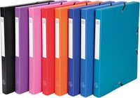 Exacompta elastobox rug van 2,5 cm geassorteerde kleuren