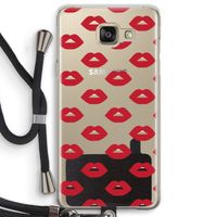 Lips: Samsung Galaxy A5 (2016) Transparant Hoesje met koord