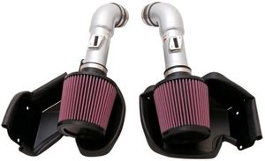 K&N Typhoon Kit Nissan 370Z/Infiniti G37 V6-3.7L 2009-2016 (zilver) (69-7078TS) 697078TS