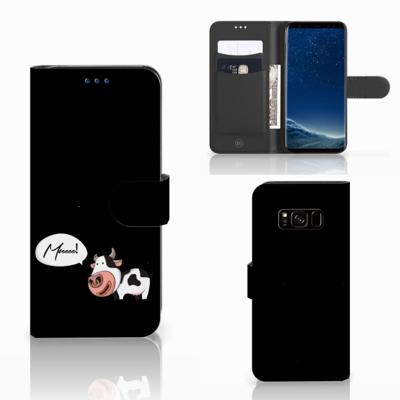 Samsung Galaxy S8 Leuk Hoesje Cow Samsung Galaxy S8 Leuk Hoesje Cow