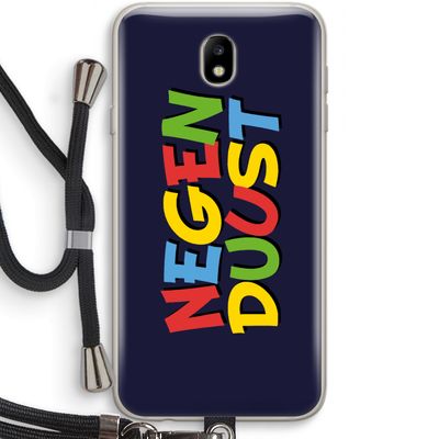 90's One: Samsung Galaxy J7 (2017) Transparant Hoesje met koord