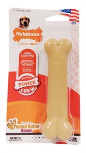 NYLABONE DURA CHEW PEANUTBUTTER VOOR HARDE BIJTERS HYPOALLERGEEN TOT 16 KG