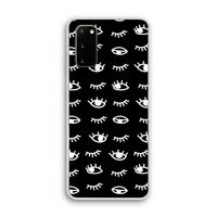 Eye pattern #3: Samsung Galaxy S20 Transparant Hoesje