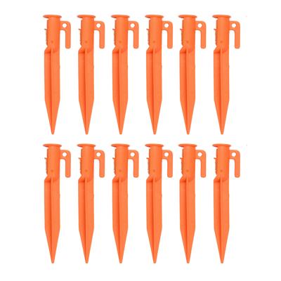 Tentharing - 12x - kunststof - 15 cm - tentpennen/zandharing