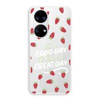 Don't forget to have a great day: Huawei P50 Transparant Hoesje