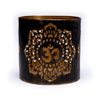 Sfeerlicht OHM - 10x10 - Metaal - Goud - Zwart (4 stuks) - M - thumbnail