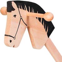 Houten stokpaard 100cm