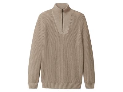 esmara Men Gebreide heren trui (Beige, M)