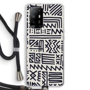 Marrakech print: Oppo A95 5G Transparant Hoesje met koord