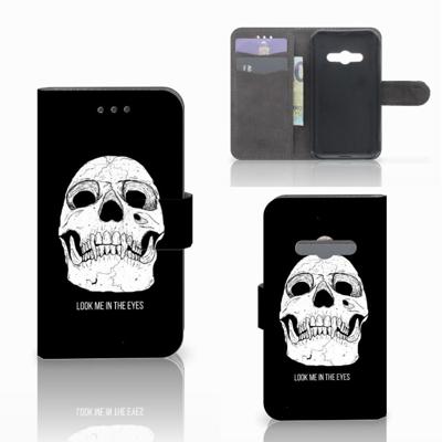 Telefoonhoesje met Naam Samsung Galaxy Xcover 3 | Xcover 3 VE Skull Eyes Telefoonhoesje met Naam Samsung Galaxy Xcover 3 | Xcover 3 VE Skull Eyes