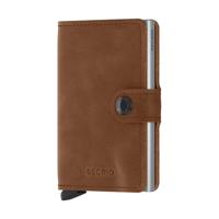 Secrid Miniwallet - Slimme Portemonnee - Vintage Cognac Silver