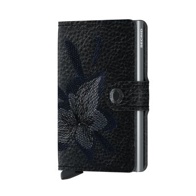 Secrid Miniwallet - Slimme Portemonnee - Stitch Magnolia Black