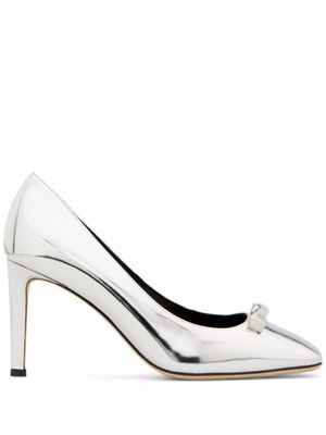 Giuseppe Zanotti escarpins Consuelo à effet métallisé - Argent