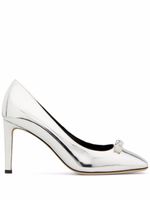 Giuseppe Zanotti escarpins Consuelo à effet métallisé - Argent