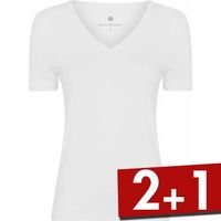 JBS of Denmark Bamboo V-neck Women Slim T-shirt - thumbnail