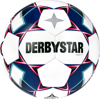 Derbystar Voetbal Tempo TT V22 wit blauw 1179