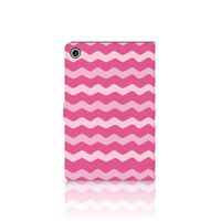 Lenovo Tab M10 Plus 3rd Gen 10.6 inch Tablet Hoes Waves Pink - thumbnail