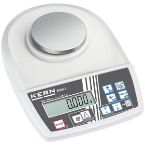 Kern EMB 200-3V Brievenweegschaal Weegbereik (max.) 0.2 kg Resolutie 0.001 g Zilver