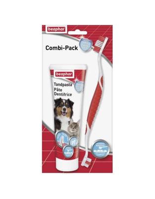Beaphar Beaphar Tandpasta & Borstel Combipack
