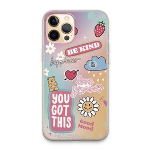 Positivity: iPhone 13 Pro Max Transparant Hoesje