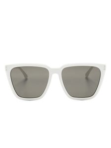 Isabel Marant Eyewear lunettes de soleil carrées à logo imprimé - Blanc