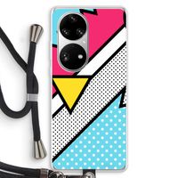 Pop Art #3: Huawei P50 Pro Transparant Hoesje met koord