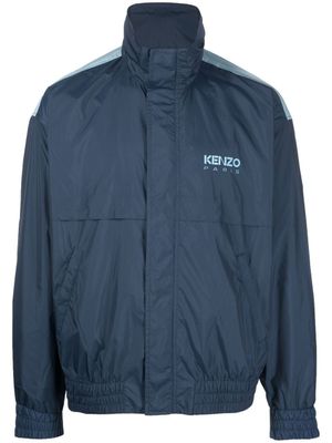 Kenzo veste à logo brodé - Bleu