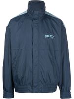 Kenzo veste à logo brodé - Bleu