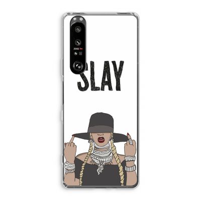 Slay All Day: Sony Xperia 1 III Transparant Hoesje