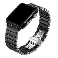 Apple Watch Bandje Lumora - Staal - Zwart -