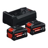 Bosch Professional EXBA18V-55 EXPERT Accu starterset 2x EXBA18V-55 + GAL 12V/18V-80 - 1600A0373P