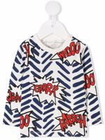 Stella McCartney Kids t-shirt à imprimé graphique - Tons neutres